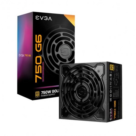 FONTE ALIMENTAÇÃO EVGA  SUPERNOVA 750G6, 80+ GOLD 750W FULLY MODULAR 